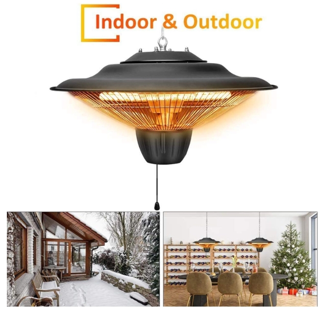 Electric outdoor heater waterproof